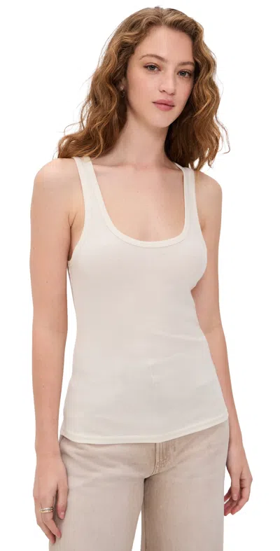 Faherty Featherweight Freestyle Tank Egret In White