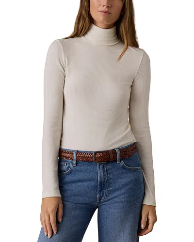 Faherty Featherweight Freestyle Turtleneck Top In Neutral