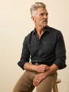 Faherty Field Knit Shirt In Gray