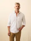Faherty Field Knit Shirt In White