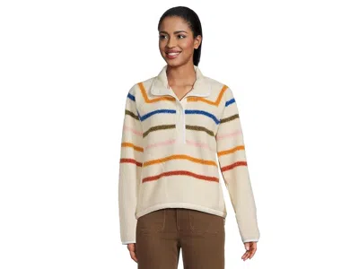 Faherty Fireside Fleece Popover In Neutral