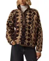 Faherty Fireside Fleece Pullover Top In Multi