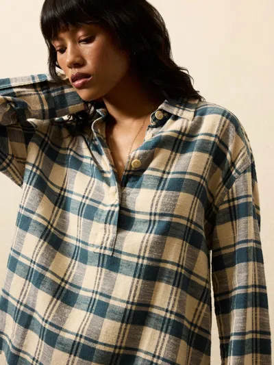 Faherty Flannel Oceanview Top
