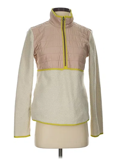 Pre-owned Faherty Fleece Jacket In Ivory