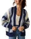 Faherty Free Ride Stripe Alpaca Blend Cardigan In Multi