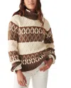 Faherty Frost Fairisle Alpaca & Wool-blend Turtleneck Sweater