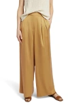 Faherty Sandwashed Silk Gemma Pants In Antique Bronze