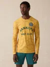 Faherty Ghana Long Sleeve Rash Guard In Blue