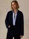 Faherty Hawthorne Cord Oversized Blazer In Blue