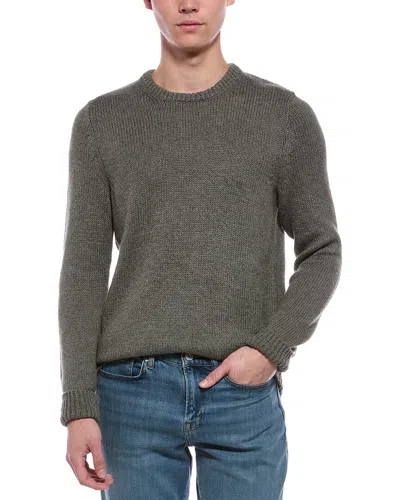 Faherty Heirloom Crewneck Sweater In Gray