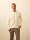 Faherty Heirloom Crewneck Sweater In Neutral