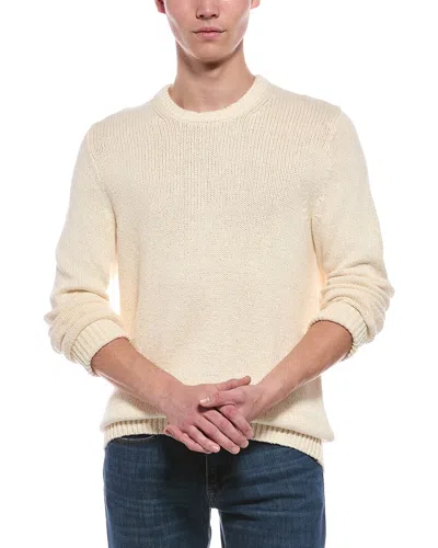 Faherty Heirloom Crewneck Sweater In Neutral