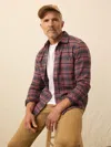 Faherty Heirloom Portuguese Flannel Shirt In Pink