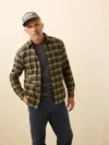 Faherty Heirloom Portuguese Flannel Shirt In Brown