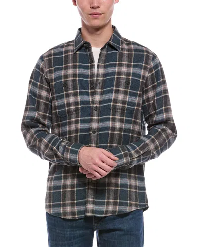 Faherty Heirloom Portuguese Flannel Shirt In Blue
