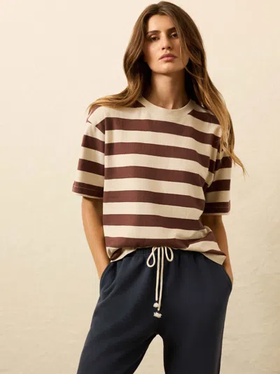 Faherty Hemp Blend Vintage T-shirt In Multi