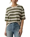 Faherty Hemp Blend Vintage T-shirt In Multi