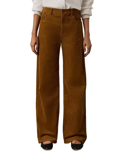 Faherty Heritage Corduroy Wide Leg Pants In Tan