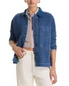 Faherty High Ridge Twill Studio Jacket In Night Waves Wash