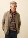 Faherty High Ridge Twill Studio Jacket In Brown