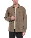 Faherty Button-down Patch-pocket Jacket In Brown