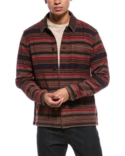 Faherty High Ridge Twill Studio Jacket In Brown