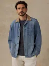 Faherty High Ridge Twill Studio Jacket In Blue