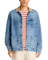 Faherty High Ridge Twill Studio Jacket In Blue