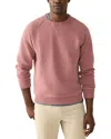 Faherty High Standard Fleece Crewneck Sweater In Animal Print