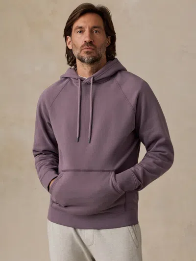 Faherty High Standard Fleece Hoodie In Purple