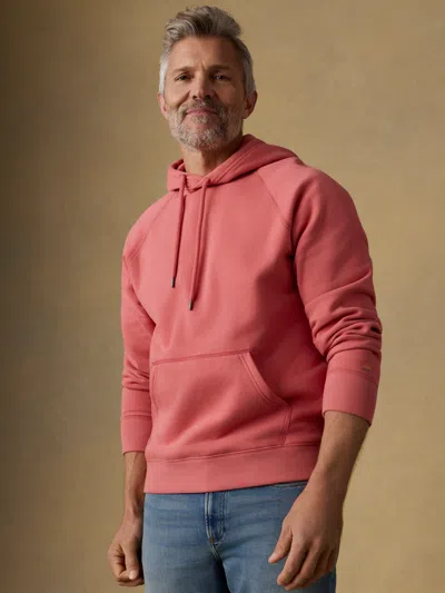 Faherty High Standard Fleece Hoodie In Red