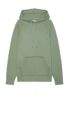 Faherty High Standard Fleece Hoodie In Sage