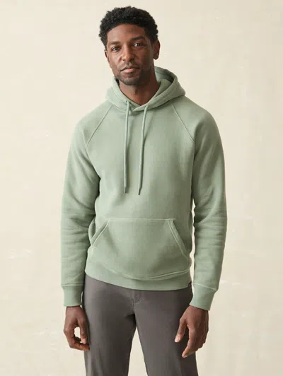 Faherty High Standard Fleece Hoodie In Spruce