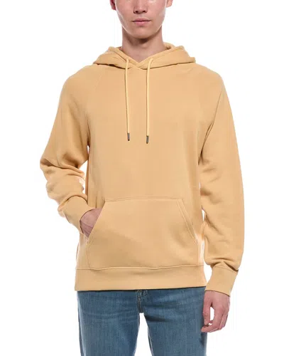Faherty High Standard Fleece Hoodie In Orange