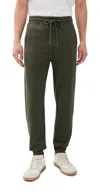 Faherty High Standard Fleece Sweatpants Fall Evergreen In Green