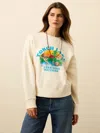 Faherty High Standard Fleece Vintage Crewneck Hoodie In Neutral