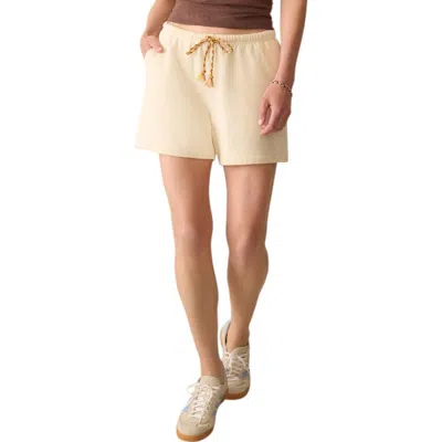 Faherty High Tide Pima Cotton Terry Shorts In Neutral