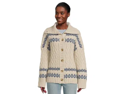 Faherty Highland Fairisle Cardigan