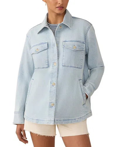 Faherty Holden Shirt Jacket In Blue