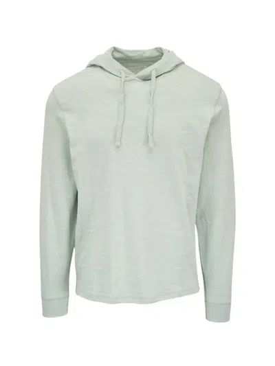 Faherty Hooded Long-sleeve Knitwear In Green