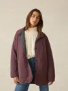 Faherty Horizon Series Quilted Jacket In Huckleberry