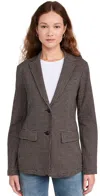 Faherty Houndstooth Inlet Blazer Mocha Mountain Houndstooth In Mocha Mountain Houndstooth