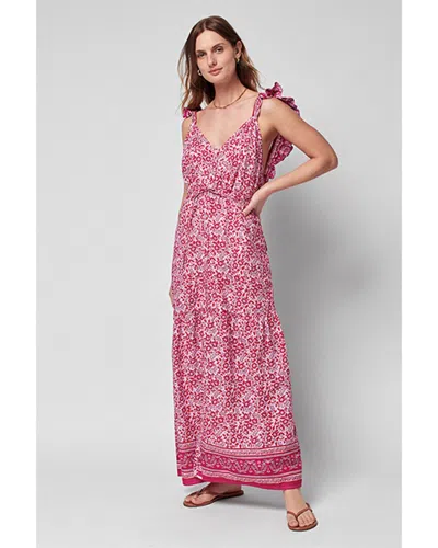 Faherty Hyland Dress In Pink