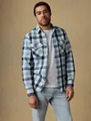 Faherty Indigo Overshirt In Blue