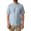 Faherty Indigo Pocket T-shirt In Blue