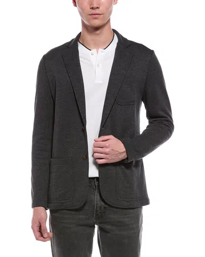 Faherty Inlet Knit Blazer In Black