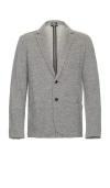 Faherty Brand Inlet Knit Blazer In Medium Grey Melange