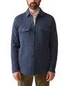 Faherty Inlet Knit Jacket In Blue