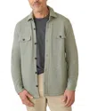 Faherty Inlet Knit Jacket In Green