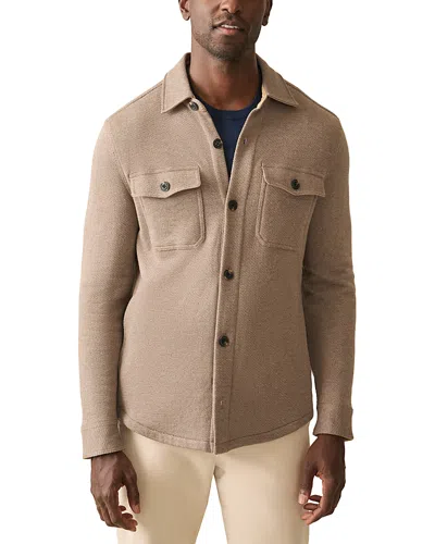 Faherty Inlet Shirt Jacket In Neutral